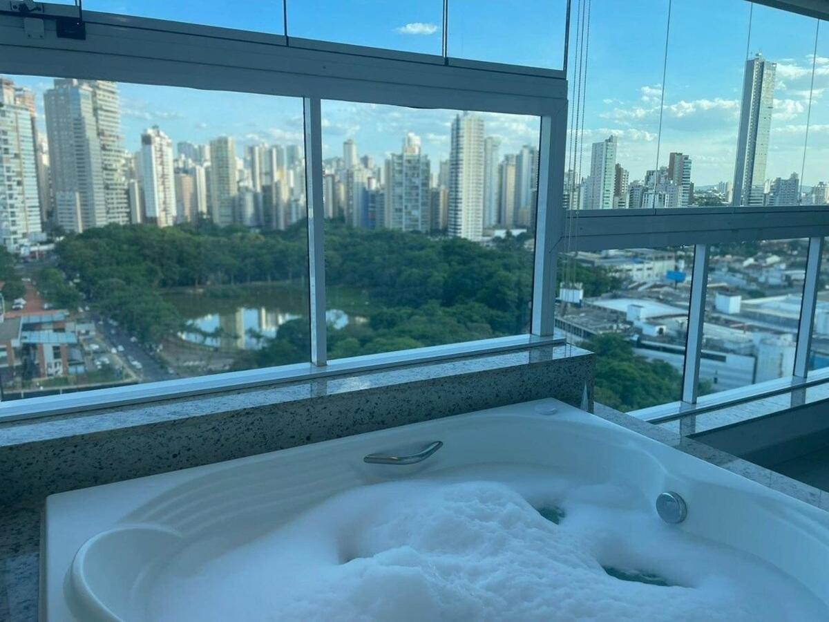 1 Qts.| 2 Hosp. | Jacuzzi Na Varanda | Linda Vista Гоянія Екстер'єр фото