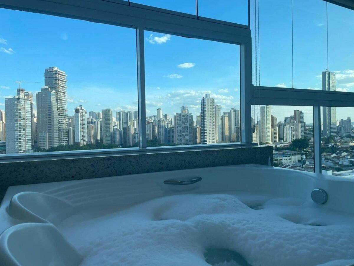 1 Qts.| 2 Hosp. | Jacuzzi Na Varanda | Linda Vista Гоянія Екстер'єр фото