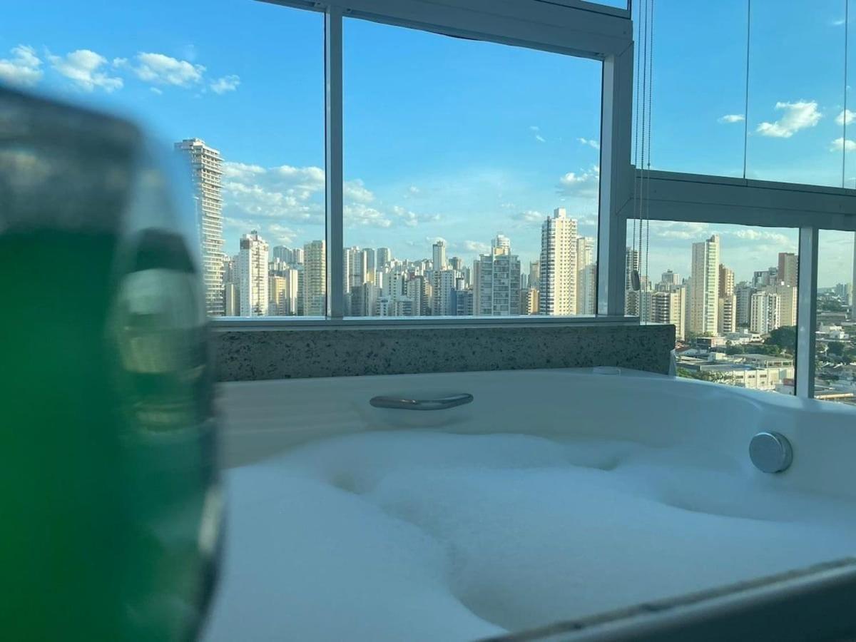 1 Qts.| 2 Hosp. | Jacuzzi Na Varanda | Linda Vista Гоянія Екстер'єр фото