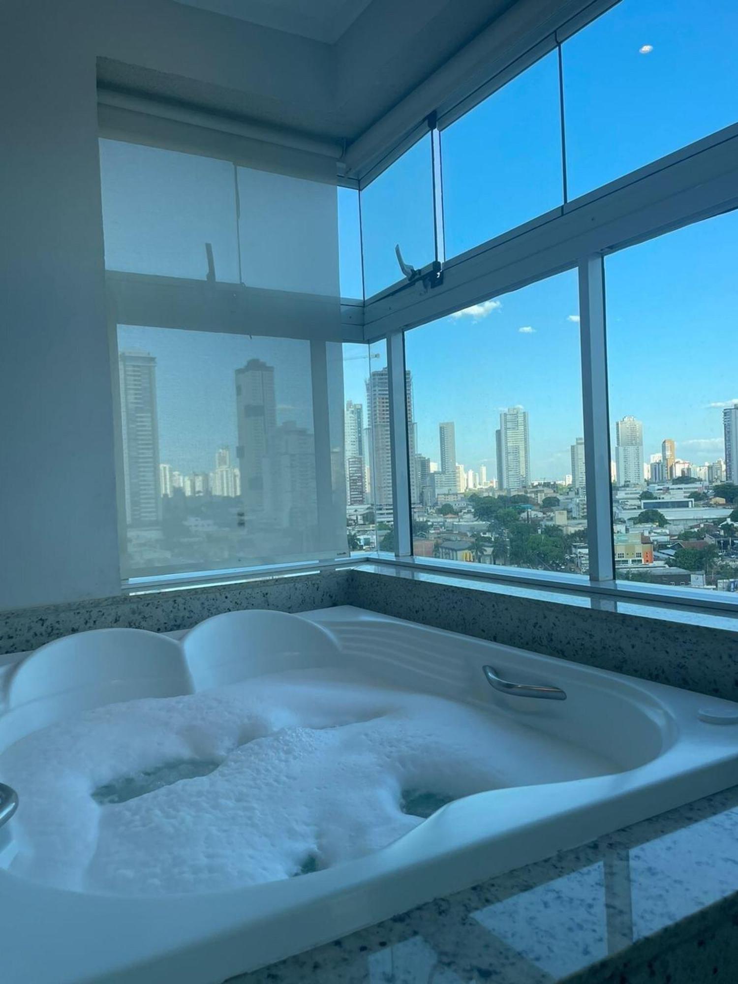 1 Qts.| 2 Hosp. | Jacuzzi Na Varanda | Linda Vista Гоянія Екстер'єр фото