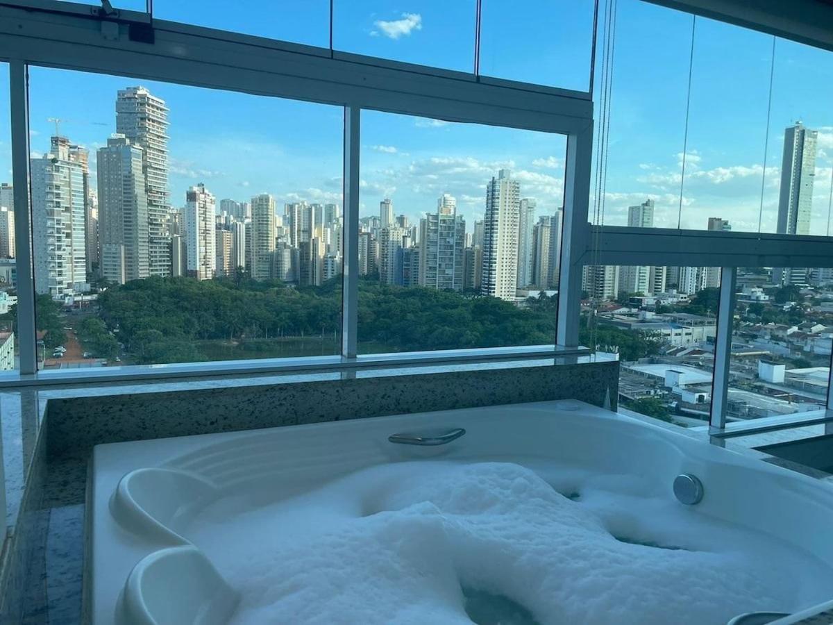 1 Qts.| 2 Hosp. | Jacuzzi Na Varanda | Linda Vista Гоянія Екстер'єр фото